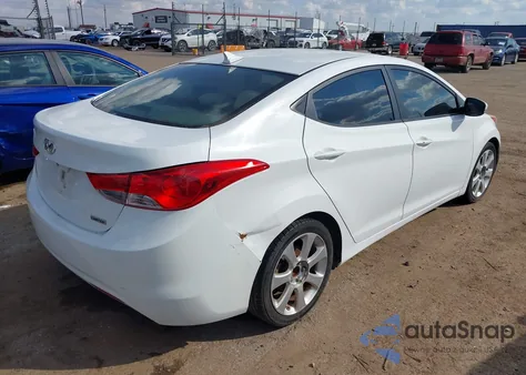 2013 Hyundai Elantra Limited from USA, damaged, VIN 5NPDH4AE5DH225759